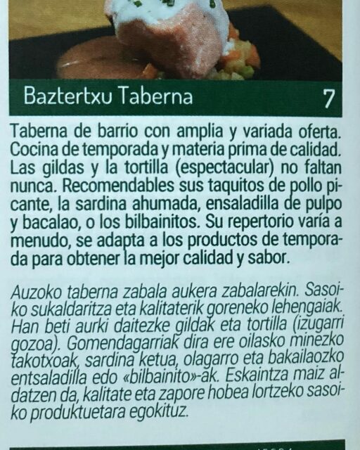 #bestpintxos #guiapintxos#2eguzkilores #pintxosbilbao #pintxosvascos #bilbaobizkaia #euskadigastronomika #euskadibasquecountry #pinchos#tapas#cocinaenminiatura #pintxosnonstop