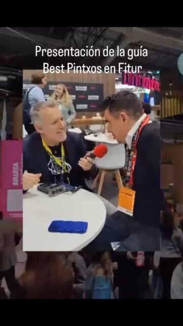 Presentación de la Guía Best Pintxos en @fiturmadrid